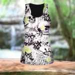 3D Kuldse Roosi pealuu prindiga naiste treening jooga j&otilde;usaali tr&uuml;kitud suvespordis&auml;rgid, suures suuruses vestid 7XL sinine