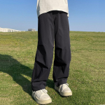 Meeste Y2K riided, roheline, suvine &uuml;lisuur higi, lai s&auml;&auml;r Cargo Ice Silk Quick Dry Track p&uuml;ksid dressip&uuml;ksid p&uuml;ksid naiste Korea 2023 S must
