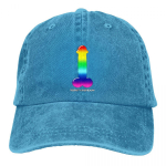 Gay Rainbow peenis Dick Merchandise Unisex naiste pesapallim&uuml;tsid h&auml;das pestud m&uuml;tsid Mood &otilde;ues suvine reguleeritav Snapback m&uuml;ts One Size