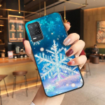 Snowflake talvetelefoni &uuml;mbris iPhone'ile Samsung Galaxy Redmi Xiaomi Oppo OnePlus Note SA 7 8 9 10 11 12 13 14 20 21 22 23 53 54 Pro Max Plus Ultra iPhone 6 or 6S