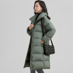 Naiste Solid Long Oversize Parkid Paks talvine naiste soe elegantne mantel lahtine jakk suurte taskutega L
