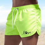 Meeste ujumisriided L&uuml;hikesed kuivavad rannap&uuml;ksid Seksikad ujumistrikoo suvised ujumisp&uuml;ksid suplemiseks Vabaaja p&uuml;ksid Sunga Surf Volleybal 2XL(180-185) 85-90KG