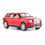 1/24 Scale Rolls Cullinani linnamaasturi mudelauto m&auml;nguasi, tsingisulamist tagasit&otilde;mmatav m&auml;nguauto heli ja valgusega lastele poisile t&uuml;drukule kingitus 1/24-20x8.5x6.5cm punane