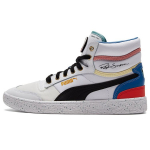 Puma Ralph Sampson Mid Go For Unisex tossud Mitmev&auml;rviline Valge Must 387874-01 35.5