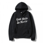 Anuel AA Tr&uuml;kitud Hoodies Dressipluus Mantel Real Hasta La Muerte vabaaja dressir&otilde;ivaste kost&uuml;&uuml;m Unisex Naiste riided Anime Pullover Hoodie 2XL