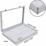 Ehete hoidmise organiseerija alus 40 piluga k&otilde;rvar&otilde;ngahoidja vitriin/karp hall