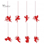 8 tk rippuv s&otilde;brap&auml;eva tahvel Amor Disain Erksav&auml;rviline Loo atmosf&auml;&auml;ri rippuv ripats Kodukaunistus 8pcs