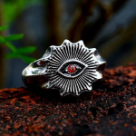 Uued vintage mood punk Evil Eyes Men Ring Moeehted 7