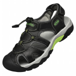 Meeste nahast v&auml;lissandaalid, suvised vabaajasandaalid Meeste puhkuseks m&otilde;eldud rannajalatsid Moodsad libisemiskindlad v&auml;lissandaalid 39 must