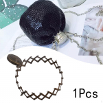 Rahakoti raam DIY k&auml;sit&ouml;&ouml; siduri klamber, maksimaalne laius 10 cm, sisset&otilde;mmatav m&uuml;ndi silindri k&auml;epideme v&auml;rav messingu