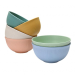 6 tk Suured teraviljakausid N&otilde;udepesumasinas pestavad BPA-vabad toidukausid Korduvkasutatavad riisinuudlisupp suupiste salat puuviljakausid k&ouml;&ouml;gitarbed