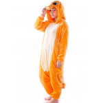 Kigurumi Animal Cosplay kapuutsiga kombinesoon pidžaama meeste naiste pikkade varrukatega talvine soe Rompe magamisriided Panda Lion, leopard, elevant, sebra, tiiger cosplay L