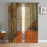 S&uuml;gismaastik Kaunid l&auml;bipaistvad kardinad elutoa akna jaoks L&auml;bipaistev Voile t&uuml;llkardin Magamistoa kardinad Kodukaunistus 135W x 114H(cm)