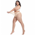 15D &uuml;li&otilde;hukesed suures suuruses naiste sukkp&uuml;ksid Suured sukad Sukad Sukkp&uuml;ksid Hingavad seksikad elastsed plusssuuruses naiste sukkp&uuml;ksid XXXL plus size beež