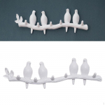 Seinale kinnitatav kunstiriidehoidja hoidik Kodukaunistuse kingitus pearl 2 bird