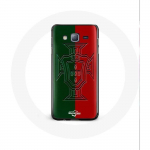 Samsung Galaxy J3 2016 &uuml;mbris portugal roheline ja punane logo