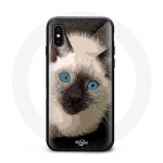 Iphone XS Max Case Siniste silmadega Siiami kass
