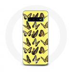 &Uuml;mbris Samsung Galaxy s10 plus Butterflies kollase taustaga
