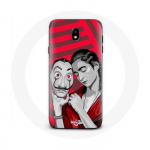&Uuml;mbris Samsung Galaxy J5 2017 jaoks La casa de papel Nairobi Fan art