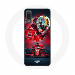 &Uuml;mbris Samsung Galaxy A02 Vormel 1 Sebastian Vetteli F1 juhile, punane
