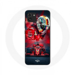 Coque Samsung Galaxy A03 Formule 1 Sebastian Vettel Pilote F1 Rouge