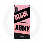 Coque pour Xiaomi Redmi Note 5 Pro BTS ARMY Et Blackpink Blink Rose Noir