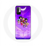Coque pour Xiaomi Poco M3 Pro BTS TinyTAN Animation Affiche RM Jin Suga J-Hope Jimin Jungkook Et V Zero O&rsquo;Clock