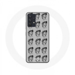 Coque pour Samsung Galaxy A13 5G Statue fond gris