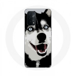 &Uuml;mbris Oppo A74 Siberian Husky Blue Eyes jaoks