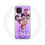 Coque pour Samsung Galaxy A03 BTS TinyTAN Animation Affiche RM Jin Suga J-Hope Jimin Jungkook Et V