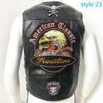 Vest Street Punk Vest Jope Varrukateta Harley Mootorrattam&auml;rgi Tikitud Vest M