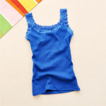 Naiste varrukateta Bodycon temperament pitsist T-s&auml;rk Vest Tank Top Naiste vestiga topid One Size must