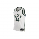 Nike NBA Bucks S&auml;rk F&auml;nniversioon 22-23 - Giannis Antetokounmpo #34 Unisex Topid Valge DN2084-100 S