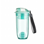 Spordipudeli proteiinipulbri segamiseks, kaasaskantav, lekkekindel, 400 ml, Taza, spordi- ja fitnessi joogipudel, BPA vaba 400ml