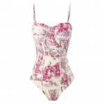 1 tk/2 tk naiste tr&uuml;kkimine Monokini pitsiga seelik Sling Bandeau &uuml;hes t&uuml;kis kuumaveeallika ujumistrikoo rannas, kattega k&otilde;ht 2XL