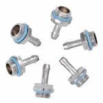 6 tk arvuti vesijahutus, kahe puutega liitmik G1/4 keermega varraste pistik toru jaoks 6mm