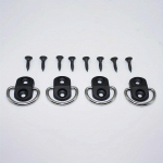 4 komplekti Pagasiv&otilde;rgu p&otilde;randakonksu tarvikud Pagasiruumi tagumise pagasiruumi p&otilde;randa v&otilde;rk, sidumiskonksu r&otilde;ngas aas, rippuv lameekraaniga v&otilde;rgu kinnituskomplekt 4sets