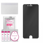 apgo Privacy Matte Hybrid protective glass compatible with Apple iPhone SE 2020, flexible nano glass, great replacement for tempered glass, scratch-re