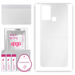apgo Ultra Clear Protective Skin Sticker for the back compatible with ZTE Optus X Tap 2, Wrap Film, Hydrogel Film, Flexible, Soft TPU with positioning