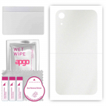 apgo Protective Skin Sticker for the back compatible with Apple iPhone XR, Wrap Film, Foil, Vinyl - Pattern Matte Transparent