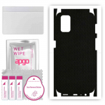 apgo Protective Skin Sticker for the back+sides compatible with Oppo A52, Full Wrap Film, Foil, Vinyl - Pattern Matrix