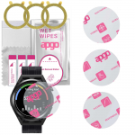 3x apgo Ultra-Clear Hybrid protective glass compatible with Huawei Watch GT Runner, flexible nano glass, great replacement for tempered glass, scratch