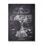 Kriiditahvel Vintage Blueprint Plakatid L&otilde;uend Maalid Prindid Kosmoses&uuml;stiku kunstiteosed Teadus Seinakunst Kingitus Kodutoa sisekujundus raamita 21x30cm No Framed