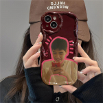 Telefoni&uuml;mbris Iphone14 XS Plus 13 Max XR 12 7 X Pro 8 11 sirge TPU &uuml;mbrise kate Korea stiilis iPhone SE (2020) valge