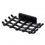 Seebiriiul mitme konksuga &Otilde;&otilde;nes kiire drenaaž Seinale paigaldatav stantsivaba veekindel Vannituba Hotell Vannituba Seebihoidja Seebihoidja must