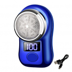 Kaasaskantav elektriline pardel LED-akuekraan USB-taaslaetav veekindel Mini Travel Men Rotary Razor juhtmeta juuksehabemel&otilde;ikuri eemaldamise t&ouml;&ouml;riist