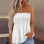 Naiste topid, armas seksikas &otilde;lavaba mustriga varrukateta T-s&auml;rk L sinine