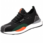 Kerged meeste turvajalatsid Mugav terasest ninakork l&auml;bitorkamisvastane t&ouml;&ouml;stussaapad v&auml;listingimustes kasutatavad jalakaitsed meeste tossud 37 must