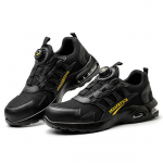 Uus stiil Rotary Pandlaga turvasaapad meestele Naistele T&ouml;&ouml;tossud Hingavad terasest ninakingad Torkekindlad turvajalatsid 40 must