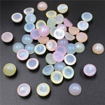 Macaroni v&auml;rvi poolringikujuline moodne peen s&auml;delev 10 mm/12 mm &uuml;mmargune materjal k&auml;ev&otilde;ru kaelakee valmistamine 30 tk helmed plaaster Akr&uuml;&uuml;l ripatsitarvikud 10mm mitmev&auml;rviline